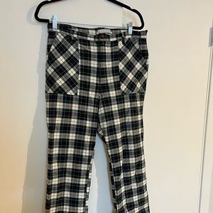 Urban Outfitters Green Plaid Pants